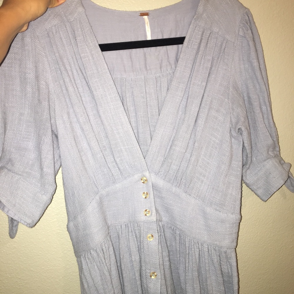 Free People dress Love Of My Life Cotton Midi - Picture 4 of 5